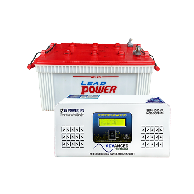 1250va 12v Sinewave IPS + 165Ah Battery
