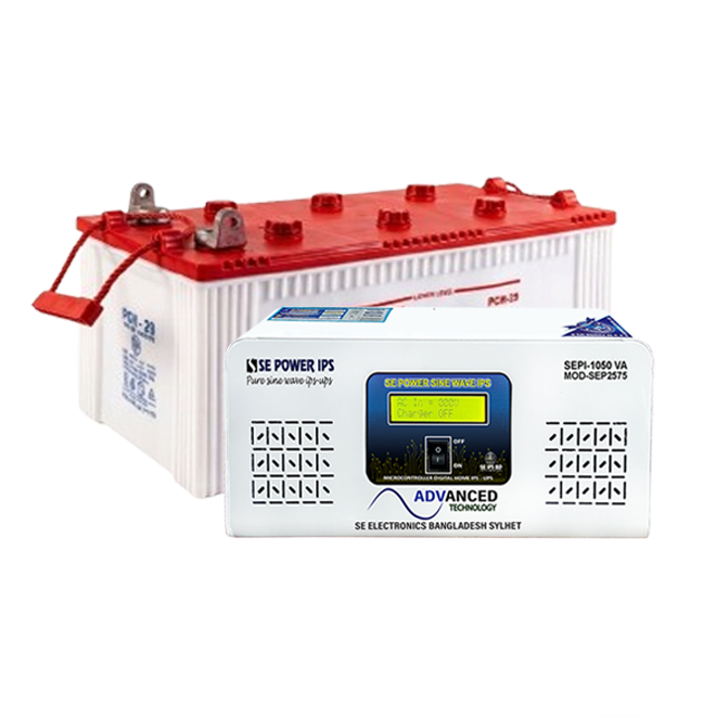 1050va 24v Sinewave IPS + 2 pieces 100Ah Battery